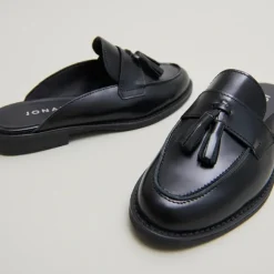 Mocassins à glands et bouts arrières ouv...