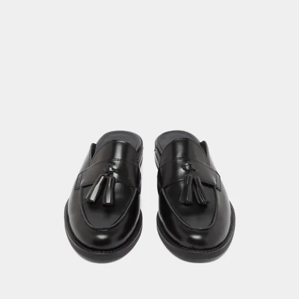Mocassins à glands et bouts arrières ouv...