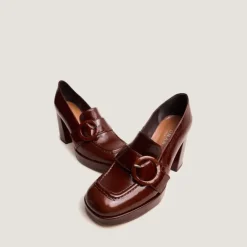 Mocassins à hauts talons