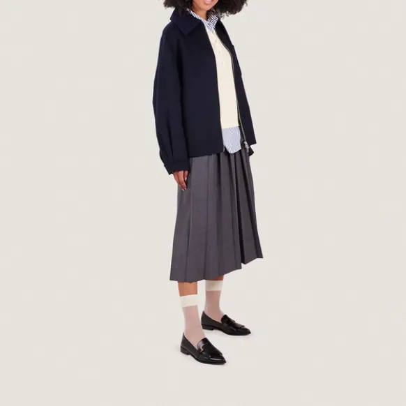 Mocassins à monogrammes et bouts pointus
