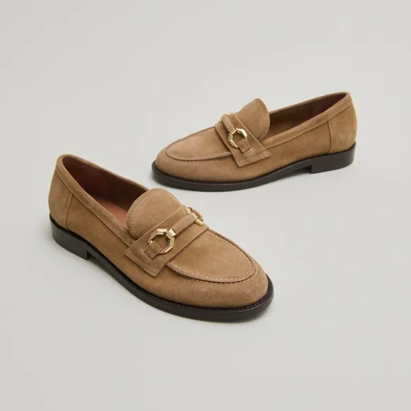 Mocassins à mors dorés