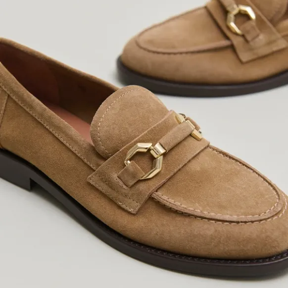 Mocassins à mors dorés