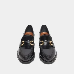 Mocassins à mors dorés