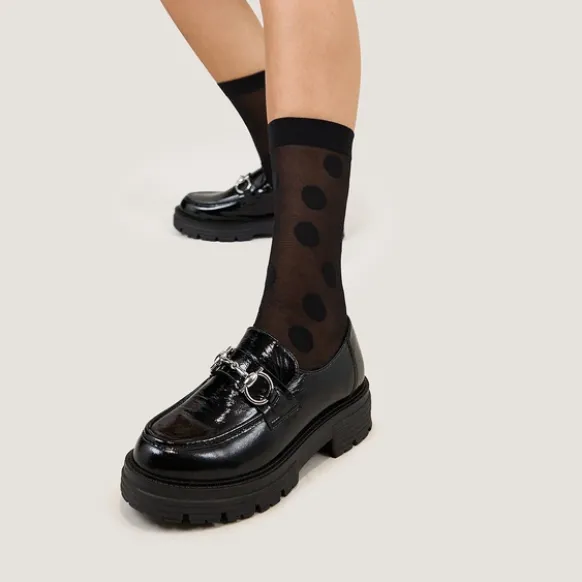 Mocassins à mors et semelles crantées