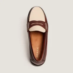 Mocassins à plateau pincé