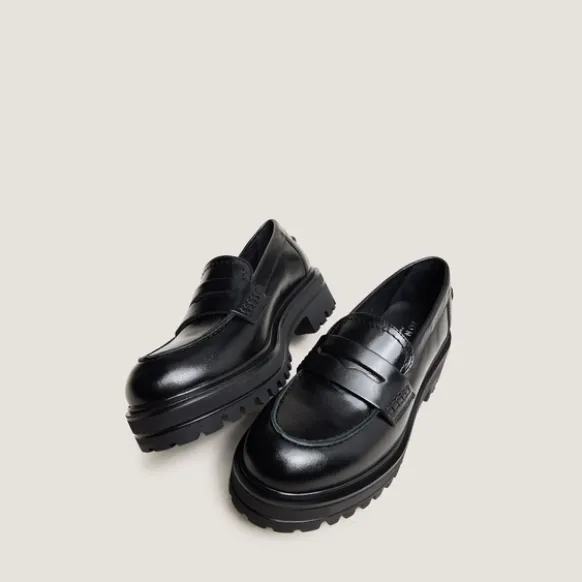 Mocassins à semelles crantées