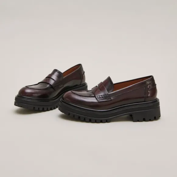 Mocassins à semelles crantées