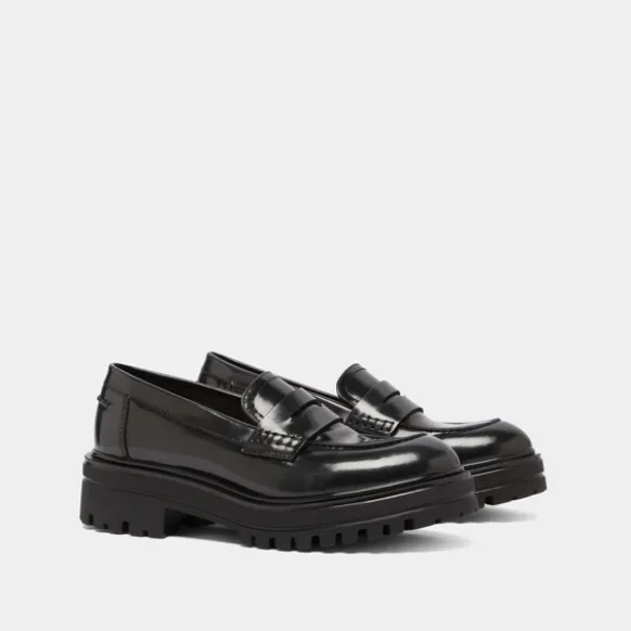 Mocassins à semelles crantées
