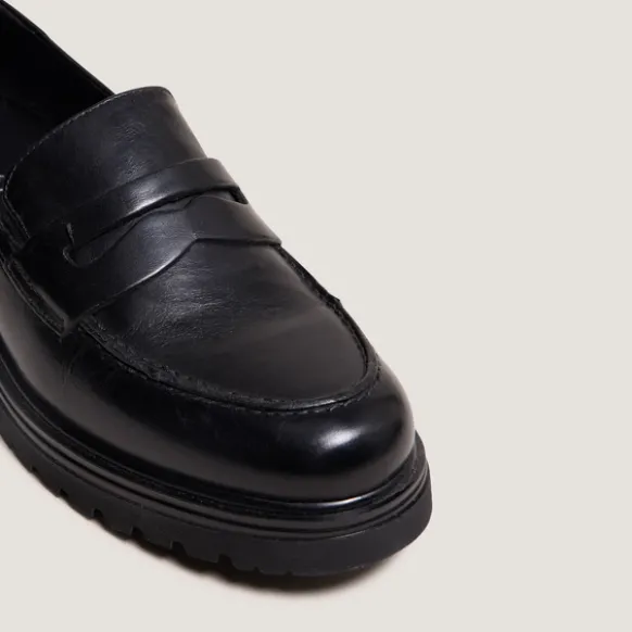 Mocassins à semelles crantées