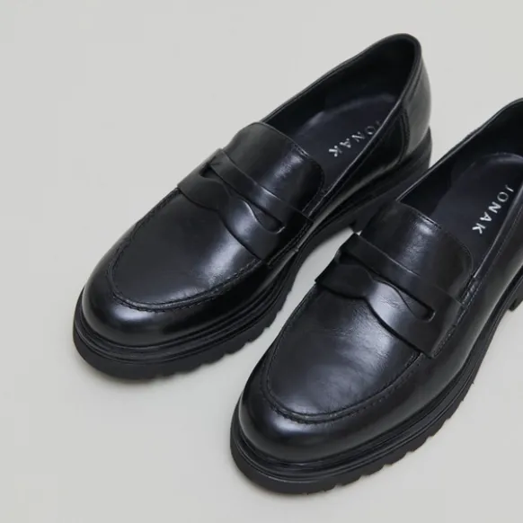 Mocassins à semelles crantées