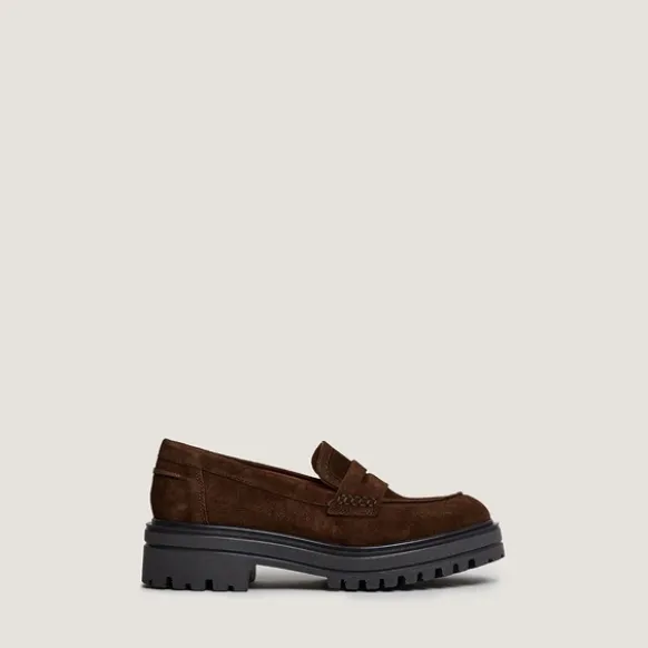 Mocassins à semelles crantées