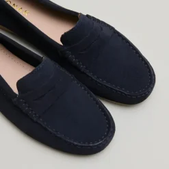 Mocassins à surpiqûres