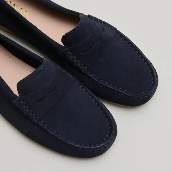 Mocassins à surpiqûres