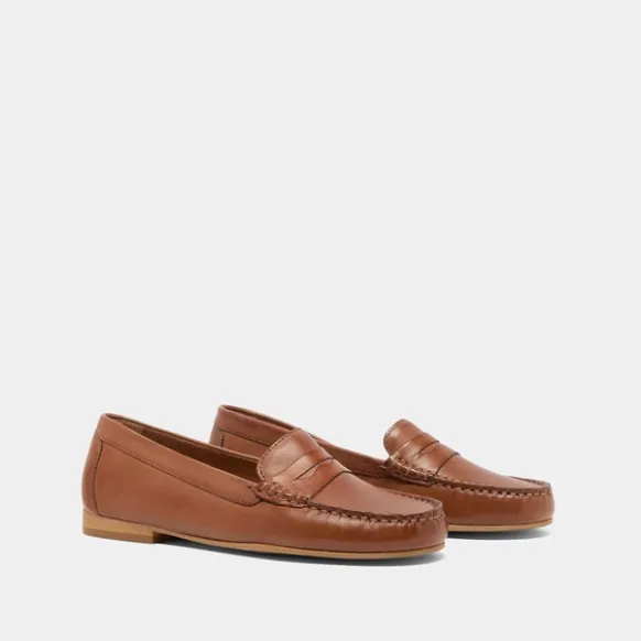 Mocassins à surpiqûres
