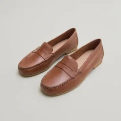 Mocassins à surpiqûres