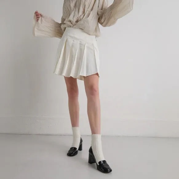 Mocassins à talons et bouts carrés