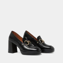 Mocassins à talons et mors