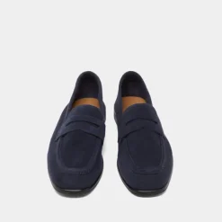 Mocassins à talons plats et bouts arrond...