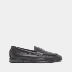 Mocassins à talons plats et bouts arrond...
