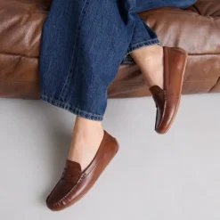 Mocassins froncés
