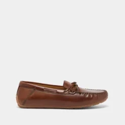 Mocassins froncés à lacets