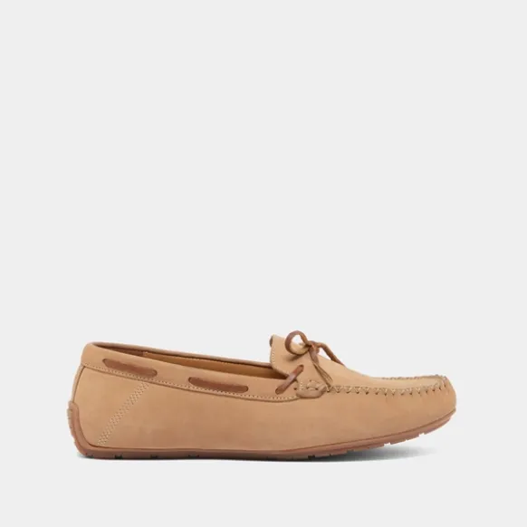Mocassins froncés à lacets