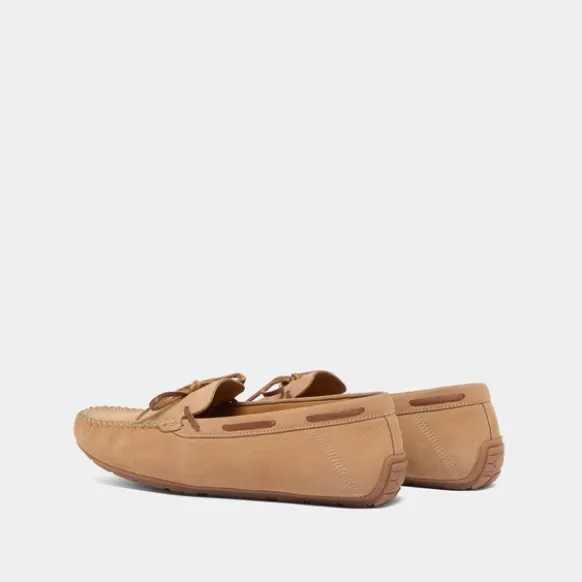 Mocassins froncés à lacets