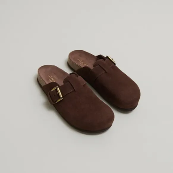 Mules à boucles
