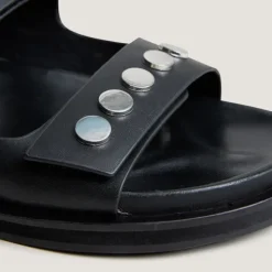 Mules à doubles lanières