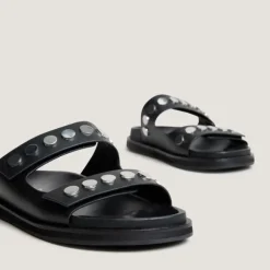 Mules à doubles lanières