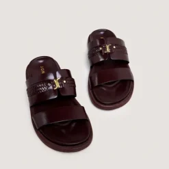 Mules à monogrammes