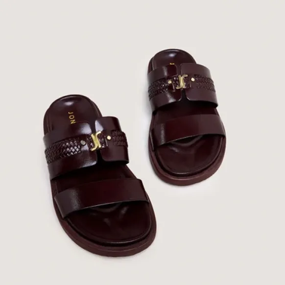 Mules à monogrammes