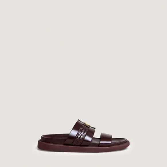 Mules à monogrammes