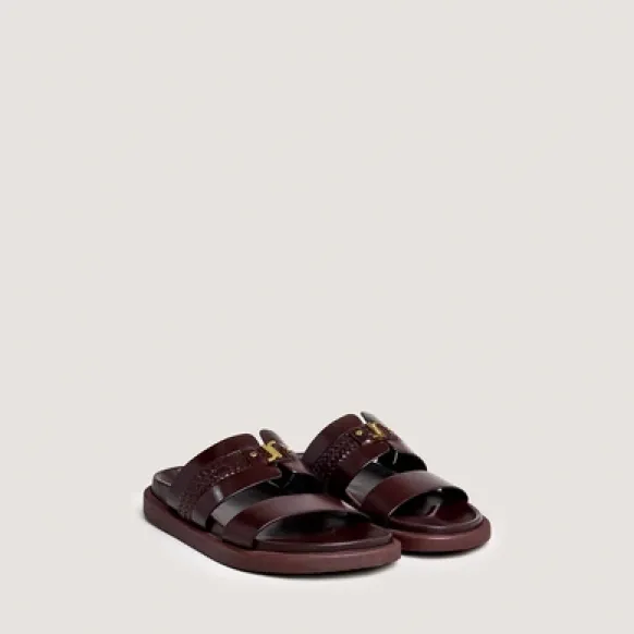 Mules à monogrammes