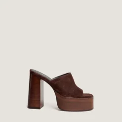 Mules à talons et bouts ouverts