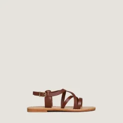 Nu-pieds à brides croisées