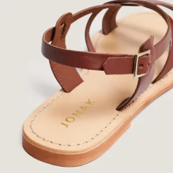 Nu-pieds à brides croisées