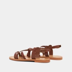 Nu-pieds à brides croisées