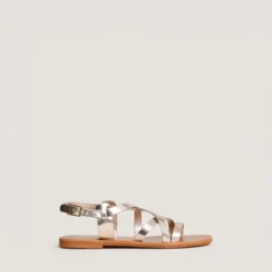 Nu-pieds à brides croisées