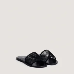 Nu-pieds à détails ajourés