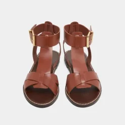 Sandales à boucles et brides