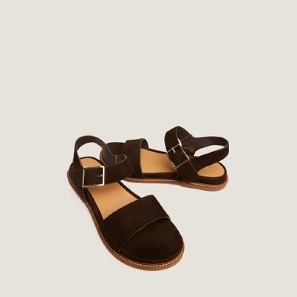 Sandales à brides et bouts ouverts