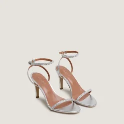 Sandales à brides fines et cristaux Swarovski