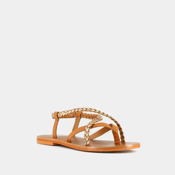 Sandales à brides tressées