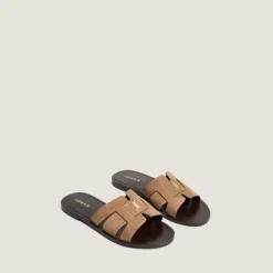Sandales à monogrammes