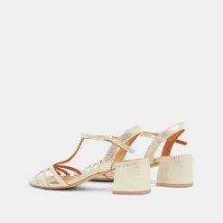 Sandales à talons et bouts ouverts