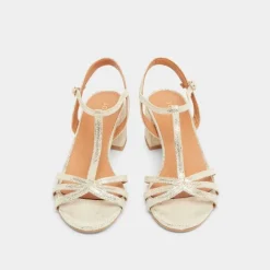 Sandales à talons et bouts ouverts