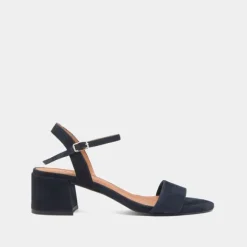 Sandales à talons et bouts ronds