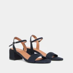 Sandales à talons et bouts ronds