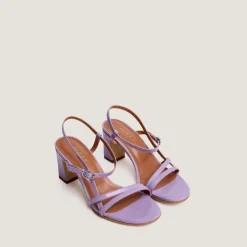 Sandales à talons et brides